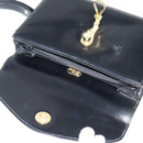 GUCCI Shoulder Bag Leather Black Gold 001 109 0436 Auth ep8756-16