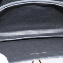 GUCCI Shoulder Bag Leather Black Gold 001 109 0436 Auth ep8756-10
