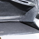 GUCCI Shoulder Bag Leather Black Gold 001 109 0436 Auth ep8756-21