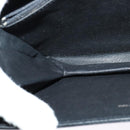 GUCCI Shoulder Bag Leather Black Gold 001 109 0436 Auth ep8756-20