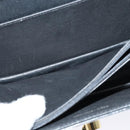 GUCCI Shoulder Bag Leather Black Gold 001 109 0436 Auth ep8756-23