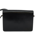 GUCCI Shoulder Bag Leather Black Gold 001 109 0436 Auth ep8756-3