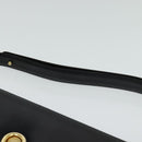 GUCCI Shoulder Bag Leather Black Gold 001 109 0436 Auth ep8756-8