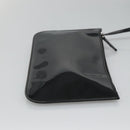 GUCCI Soho Hand Bag Enamel Black 282309 Auth ep8760-20