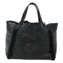 GUCCI Soho Hand Bag Enamel Black 282309 Auth ep8760-13