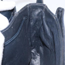 GUCCI Micro GG Canvas Shoulder Bag Navy Gold Auth ep8779-20