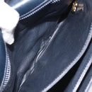 GUCCI Micro GG Canvas Shoulder Bag Navy Gold Auth ep8779-23