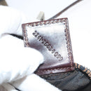 FENDI Zucca Canvas Hand Bag Black Brown Auth ep8782-12