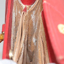 GUCCI Bamboo Hand Bag Leather Red Gold 002 1186 0259 Auth ep8784-20