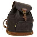 LOUIS VUITTON Monogram Montsouris MM Backpack M51136 LV Auth ep8786-1