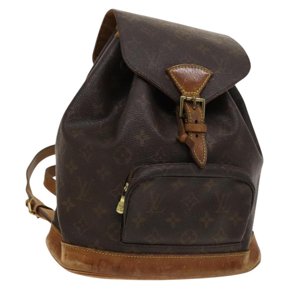LOUIS VUITTON Monogram Montsouris MM Backpack M51136 LV Auth ep8786