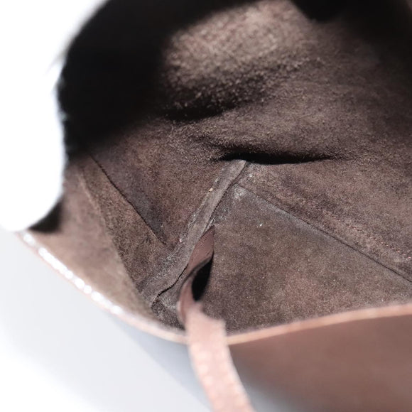 GUCCI Bamboo Shoulder Bag Leather Brown Gold 001 1553 1880 Auth ep8788