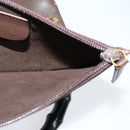 GUCCI Bamboo Shoulder Bag Leather Brown Gold 001 1553 1880 Auth ep8788-22