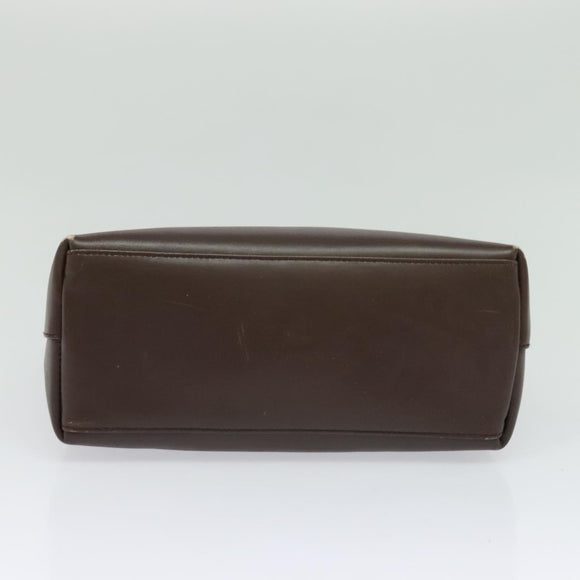 GUCCI Bamboo Shoulder Bag Leather Brown Gold 001 1553 1880 Auth ep8788