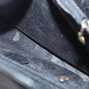 GUCCI Bamboo Hand Bag Suede Black Gold 002 0260 Auth ep8789-10