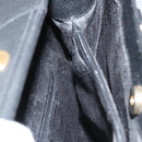 GUCCI Bamboo Hand Bag Suede Black Gold 002 0260 Auth ep8789-18