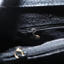 GUCCI Bamboo Hand Bag Suede Black Gold 002 0260 Auth ep8789-23