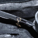 GUCCI Bamboo Hand Bag Suede Black Gold 002 0260 Auth ep8789-25