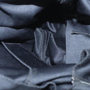 FENDI Shoulder Bag Nylon Black Silver Auth ep8791-11