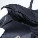 FENDI Shoulder Bag Nylon Black Silver Auth ep8791-19