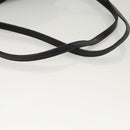 FENDI Shoulder Bag Nylon Black Silver Auth ep8791-7