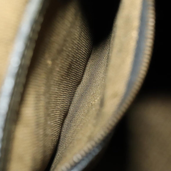 FENDI Zucca Canvas Backpack Brown Black gold Auth ep8792