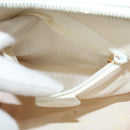 GUCCI Vanity Cosmetic Pouch Patent 2way Gold White 000 270 0323 Auth ep8794-11