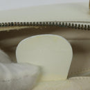 GUCCI Vanity Cosmetic Pouch Patent 2way Gold White 000 270 0323 Auth ep8794-12