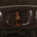 GUCCI Bamboo Backpack Nylon Khaki 003 2058 0030 5 Auth ep8797-21