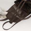 GUCCI Bamboo Backpack Nylon Khaki 003 2058 0030 5 Auth ep8797-23