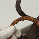 GUCCI Bamboo Backpack Nylon Khaki 003 2058 0030 5 Auth ep8797-14