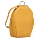 LOUIS VUITTON Epi Mabillon Backpack Yellow M52239 LV Auth ep8801-1