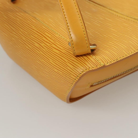 LOUIS VUITTON Epi Mabillon Backpack Yellow M52239 LV Auth ep8801