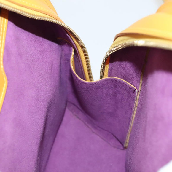 LOUIS VUITTON Epi Mabillon Backpack Yellow M52239 LV Auth ep8801