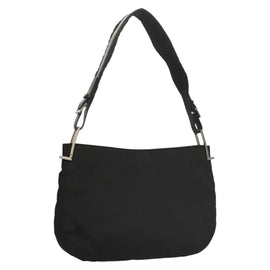 GUCCI Shoulder Bag Nylon Black Silver 001 3193 2853 Auth ep8821