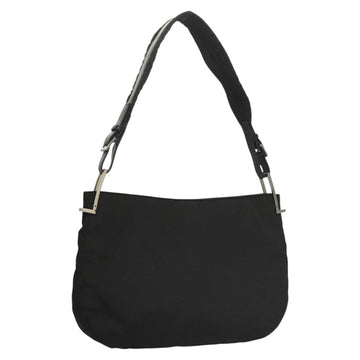 GUCCI Shoulder Bag Nylon Black Silver 001 3193 2853 Auth ep8821