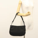 GUCCI Shoulder Bag Nylon Black Silver 001 3193 2853 Auth ep8821-22