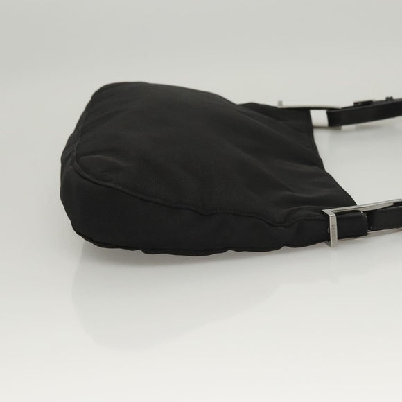 GUCCI Shoulder Bag Nylon Black Silver 001 3193 2853 Auth ep8821