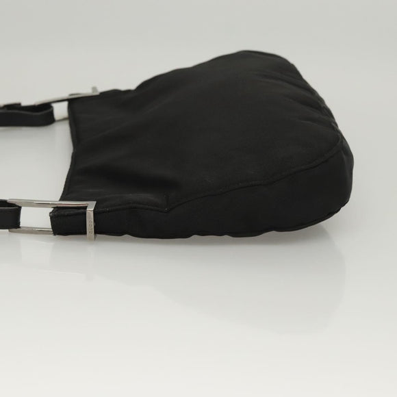 GUCCI Shoulder Bag Nylon Black Silver 001 3193 2853 Auth ep8821