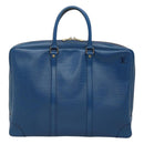LOUIS VUITTON Epi Porte Documents Voyage Business Bag Blue M54475 Auth ep8830-2