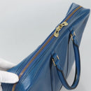 LOUIS VUITTON Epi Porte Documents Voyage Business Bag Blue M54475 Auth ep8830-6