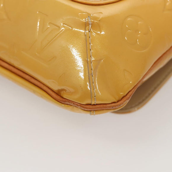LOUIS VUITTON Monogram Vernis Thompson Street Bag Beige M91301 LV Auth ep8835