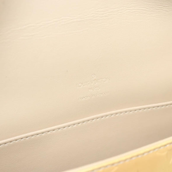 LOUIS VUITTON Monogram Vernis Thompson Street Bag Beige M91301 LV Auth ep8835
