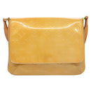 LOUIS VUITTON Monogram Vernis Thompson Street Bag Beige M91301 LV Auth ep8835-13