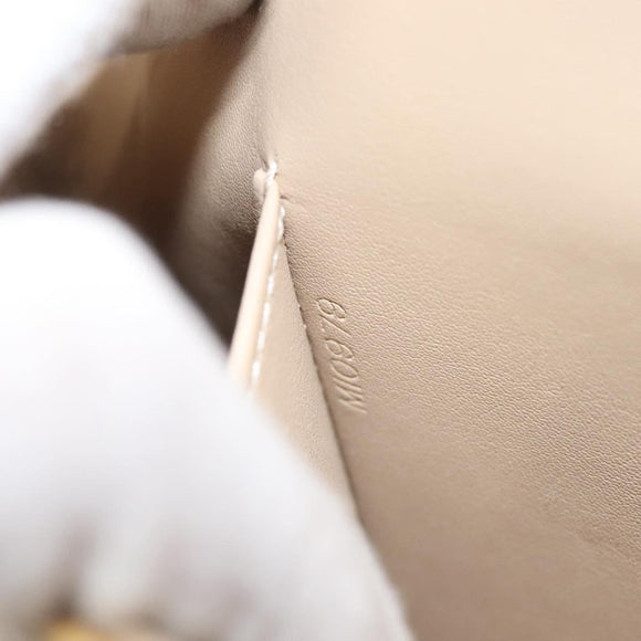 LOUIS VUITTON Monogram Vernis Thompson Street Bag Beige M91301 LV Auth ep8835