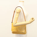 LOUIS VUITTON Monogram Vernis Thompson Street Bag Beige M91301 LV Auth ep8835-21