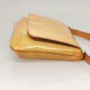 LOUIS VUITTON Monogram Vernis Thompson Street Bag Beige M91301 LV Auth ep8835-3