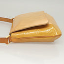 LOUIS VUITTON Monogram Vernis Thompson Street Bag Beige M91301 LV Auth ep8835-4