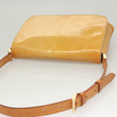LOUIS VUITTON Monogram Vernis Thompson Street Bag Beige M91301 LV Auth ep8835-6