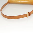 LOUIS VUITTON Monogram Vernis Thompson Street Bag Beige M91301 LV Auth ep8835-7